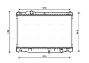 TO2669 AVA QUALITY COOLING chladič motora TO2669 AVA QUALITY COOLING