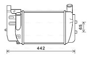 TO4645 Chladič turba AVA QUALITY COOLING