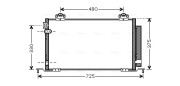 TO5393D Kondenzátor, klimatizace AVA QUALITY COOLING