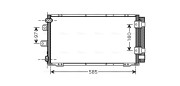 TO5395D Kondenzátor, klimatizace AVA QUALITY COOLING
