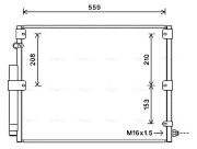 TO5617D Kondenzátor, klimatizace AVA QUALITY COOLING