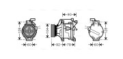 TOK446 Kompresor, klimatizace AVA QUALITY COOLING