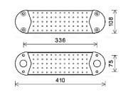 VL3077 Olejový chladič, motorový olej AVA QUALITY COOLING