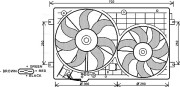 VN7528 AVA QUALITY COOLING ventilátor chladenia motora VN7528 AVA QUALITY COOLING