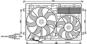 VN7529 AVA QUALITY COOLING ventilátor chladenia motora VN7529 AVA QUALITY COOLING