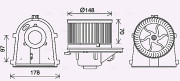 VN8408 vnitřní ventilátor AVA QUALITY COOLING