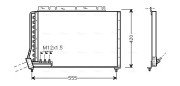 VO5090 Kondenzátor, klimatizace AVA QUALITY COOLING