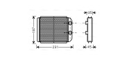 VO6132 AVA QUALITY COOLING nezařazený díl VO6132 AVA QUALITY COOLING