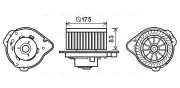 VO8174 vnitřní ventilátor AVA QUALITY COOLING