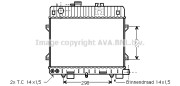 BW2072 AVA QUALITY COOLING nezařazený díl BW2072 AVA QUALITY COOLING