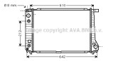 BW2126 Chladič, chlazení motoru AVA QUALITY COOLING