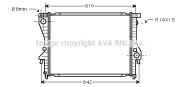 BW2222 Chladič, chlazení motoru AVA QUALITY COOLING