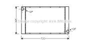 BW2287 AVA QUALITY COOLING nezařazený díl BW2287 AVA QUALITY COOLING