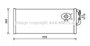 BW2422 AVA QUALITY COOLING chladič motora BW2422 AVA QUALITY COOLING