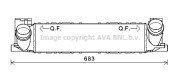 BW4464 AVA QUALITY COOLING nezařazený díl BW4464 AVA QUALITY COOLING