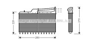 BW6029 Výměník tepla, vnitřní vytápění AVA QUALITY COOLING