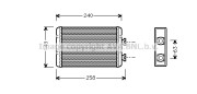 BW6210 AVA QUALITY COOLING nezařazený díl BW6210 AVA QUALITY COOLING