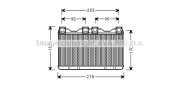 BW6259 AVA QUALITY COOLING nezařazený díl BW6259 AVA QUALITY COOLING