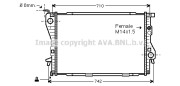 BWA2202 Chladič, chlazení motoru AVA QUALITY COOLING