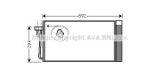 BWA5273 AVA QUALITY COOLING kondenzátor klimatizácie BWA5273 AVA QUALITY COOLING