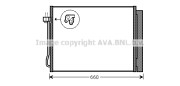 BWA5377 Kondenzátor, klimatizace AVA QUALITY COOLING