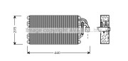 BWV003 AVA QUALITY COOLING výparník klimatizácie BWV003 AVA QUALITY COOLING