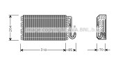 BWV025 Výparník, klimatizace AVA QUALITY COOLING