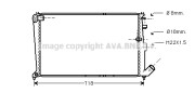 CN2010 AVA QUALITY COOLING chladič motora CN2010 AVA QUALITY COOLING