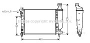 CN2115 Chladič, chlazení motoru AVA QUALITY COOLING