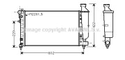 CN2116 Chladič, chlazení motoru AVA QUALITY COOLING