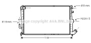 CN2125 AVA QUALITY COOLING nezařazený díl CN2125 AVA QUALITY COOLING