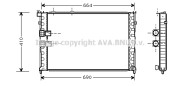 CN2132 AVA QUALITY COOLING nezařazený díl CN2132 AVA QUALITY COOLING