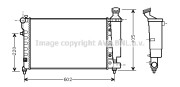 CN2196 Chladič, chlazení motoru AVA QUALITY COOLING