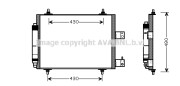 CN5213 AVA QUALITY COOLING kondenzátor klimatizácie CN5213 AVA QUALITY COOLING