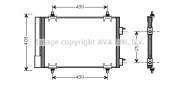 CN5230 Kondenzátor, klimatizace AVA QUALITY COOLING