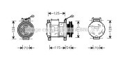 CRAK074 AVA QUALITY COOLING kompresor klimatizácie CRAK074 AVA QUALITY COOLING