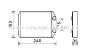 DA6014 AVA QUALITY COOLING nezařazený díl DA6014 AVA QUALITY COOLING