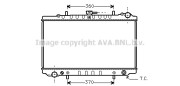 DN2126 AVA QUALITY COOLING chladič motora DN2126 AVA QUALITY COOLING