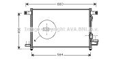 DW5061 AVA QUALITY COOLING kondenzátor klimatizácie DW5061 AVA QUALITY COOLING