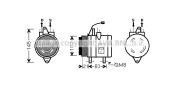 DWK098 Kompresor, klimatizace AVA QUALITY COOLING