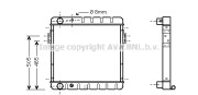 FD2058 AVA QUALITY COOLING nezařazený díl FD2058 AVA QUALITY COOLING