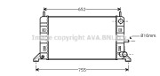 FD2142 AVA QUALITY COOLING nezařazený díl FD2142 AVA QUALITY COOLING