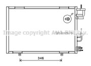 FD5490 AVA QUALITY COOLING kondenzátor klimatizácie FD5490 AVA QUALITY COOLING