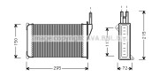 FD6095 AVA QUALITY COOLING nezařazený díl FD6095 AVA QUALITY COOLING