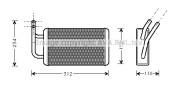 FD6215 Výměník tepla, vnitřní vytápění AVA QUALITY COOLING