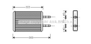 FD6355 AVA QUALITY COOLING nezařazený díl FD6355 AVA QUALITY COOLING