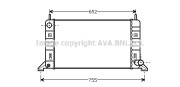 FDA2078 AVA QUALITY COOLING chladič motora FDA2078 AVA QUALITY COOLING