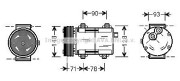 FDK277 Kompresor, klimatizace AVA QUALITY COOLING