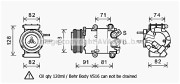 FDK570 AVA QUALITY COOLING kompresor klimatizácie FDK570 AVA QUALITY COOLING