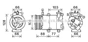 FDK585 AVA QUALITY COOLING nezařazený díl FDK585 AVA QUALITY COOLING